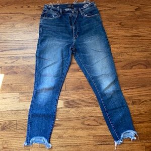Abercrombie frayed jeans